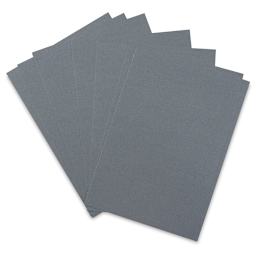 Fabriano Cocktail Paper - Several sheets of Dorian Gray color shown fanned