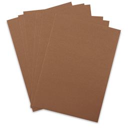 Fabriano Cocktail Paper - Several sheets of Cuba Libre color shown fanned