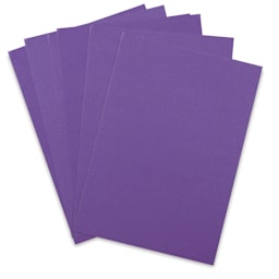 Fabriano Cocktail Paper - Several sheets of Purple Rain color shown fanned