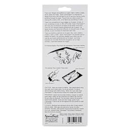 Mona Lisa Super Chacopaper, back of packaging