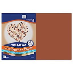 Pacon Tru-Ray Construction Paper - 12" x 18", Shades of Me, 50 Sheets (front of packaging)