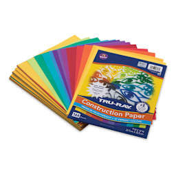 Pacon Tru-Ray Construction Paper - 9" x 12", Color Wheel Assortment, 144 Sheets (paper and cover)