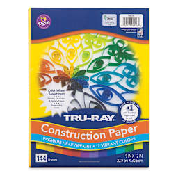 Pacon Tru-Ray Construction Paper - 9" x 12", Color Wheel Assortment, 144 Sheets (cover sheet)