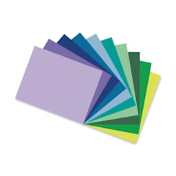 Pacon Tru-Ray Construction Paper - 9" x 12", Assorted Cool Colors, 50 Sheets (inclued colors)