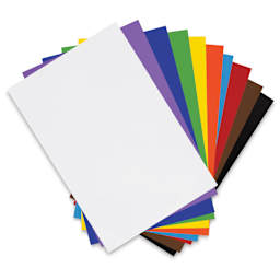 Blick Premium Colored Art Paper - 12" x 18", Assorted, 250 Sheets, fanned out