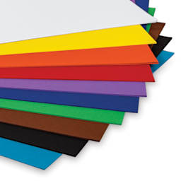 Blick Premium Colored Art Paper - 12" x 18", Assorted, 250 Sheets, close-up