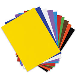 Blick Premium Colored Art Paper - 9" x 12", Assorted, 500 Sheets, fanned out