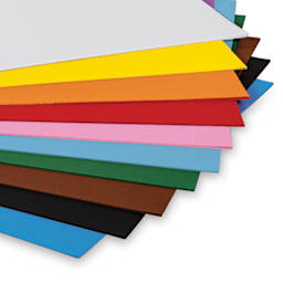 Blick Premium Colored Art Paper - 9" x 12", Assorted, 50 Sheets, close-up