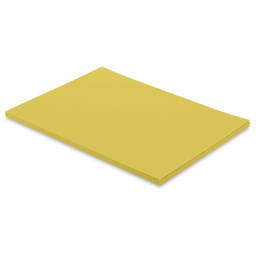 Blick Premium Colored Art Paper - 9" x 12", Gold, 50 Sheets, open packaging