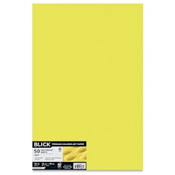 Blick Premium Colored Art Paper - 12" x 18", Lemon Yellow, 50 Sheets