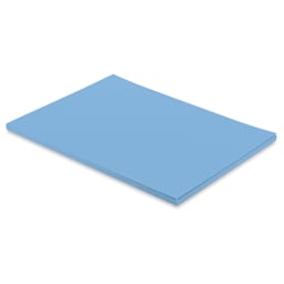 Blick Premium Colored Art Paper - 9" x 12", Sky Blue, 50 Sheets stacked