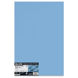 Blick Premium Colored Art Paper - 12" x 18", Sky Blue, 50 Sheets