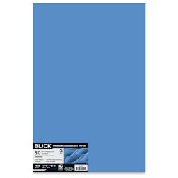 Blick Premium Colored Art Paper - 12" x 18", Turquoise, 50 Sheets