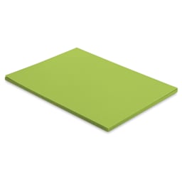 Blick Premium Colored Art Paper - 9" x 12", Lime, 50 Sheets stacked