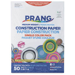 Pacon SunWorks Construction Paper, 20 Sheets, 12 in x 18 in, Bright White