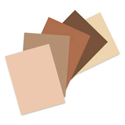 Prang Shades of Me Construction Paper (colors included in the packages)