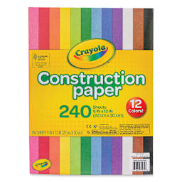 Crayola Construction Paper - 9" x 12", Pkg of 240