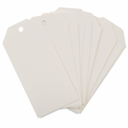 Paper Accents Craft Tags - A fan of 25 5 1/4" long tags 
