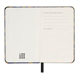 Moleskine Limited Edition Professional Silk Notebook, 2.5" x 4.25", Blue, 176 pages, inside cover