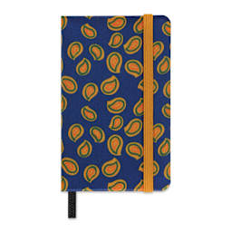 Moleskine Limited Edition Professional Silk Notebook, 2.5" x 4.25", Blue, 176 pages, front cover