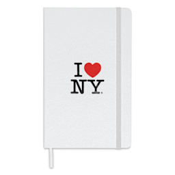 Moleskine Limited Edition I Love NY Notebook - White, 8-1/4" x 5", front cover