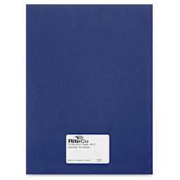 RiteCo Construction Paper - Bright Blue, 9" x 12", 50 Sheets
