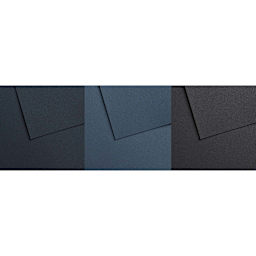 Canson Mi-Teintes Velvet Paper Pad - 9.4" x 12.6", Cool Tones, sheets shown