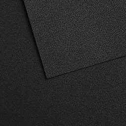 Canson Mi-Teintes Velvet Paper Pad - 9.4" x 12.6", Charcoal Black, single sheet shown