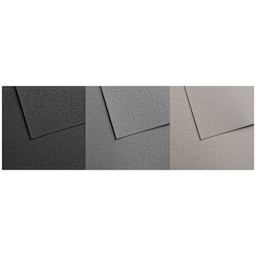 Canson Mi-Teintes Velvet Paper Pad - 12.6" x 16.1", Grey Tones, sheets shown
