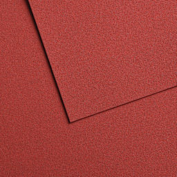 Canson Mi-Teintes Velvet Sheet - 19.5" x 25.5", 606 Deep Red, 430 gsm, Single Sheet