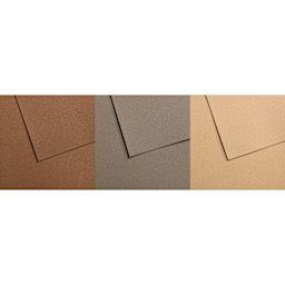 Canson Mi-Teintes Velvet Paper Pad - 9.4" x 12.6", Brown Tones, sheets shown