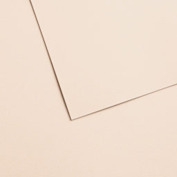 Canson Mi-Teintes Velvet Sheet - 19.5" x 25.5", 602 Powder Beige, 430 gsm, Single Sheet