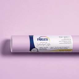 Fadeless Schoolgirl Style Bulletin Paper - Lavender Haze, 47-1/4" x 50' Roll with packaging
