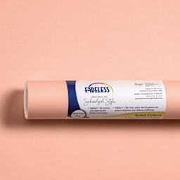 Fadeless Schoolgirl Style Bulletin Paper - Coral Sugar, 47-1/4" x 50' Roll with packaging