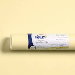Fadeless Schoolgirl Style Bulletin Paper - Lemon Drop, 47-1/4" x 50' Roll in packaging