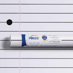 Fadeless Schoolgirl Style Bulletin Paper - Passing Notes, 47-1/4" x 25' Roll in packaging