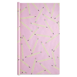Fadeless Schoolgirl Style Bulletin Paper - Pencil Me In, 47-1/4" x 25' Roll out of packaging