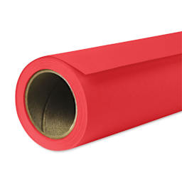 Savage Widetone Background Paper Roll - 86" x 12 yds, Primary Red