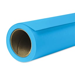 Savage Widetone Background Paper Roll - 53" x 12 yds, Blue Jay