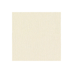 American Crafts Textured Cardstock - Full sheet of Vanilla cardstock