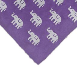 Lokta Paper - Elephant, Silver and Violet, 20" x 30", Single Sheet