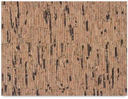 Corkskin Paper - Full sheet of upright matchstick-texture paper