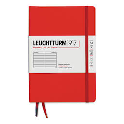 Leuchtturm1917 Ruled Hardbound Notebook - Fox Red, 5-3/4" x 8-1/4"