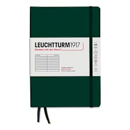 Leuchtturm1917 Ruled Hardbound Notebook - Forest Green, 5-3/4" x 8-1/4"