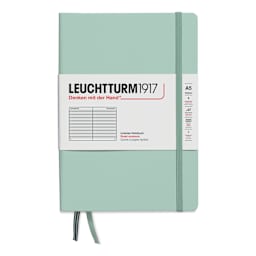 Leuchtturm1917 Ruled Hardbound Notebook - Mint Green, 5-3/4" x 8-1/4"