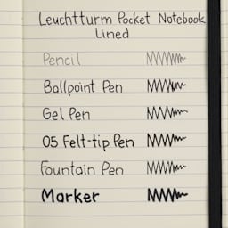 Leuchtturm1917 Ruled Hardbound Notebooks, swatch