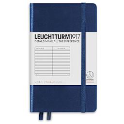 Leuchtturm1917 Ruled Hardbound Notebook - Navy, 3-1/2" x 6"