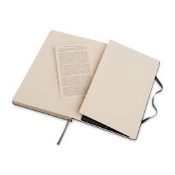 Moleskine Classic Hardcover Notebook - Black, Dotted, 5-1/2" x 3-1/2" (open to back pocket)