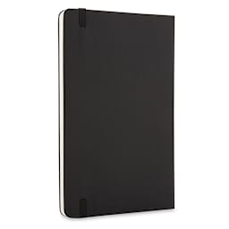 Moleskine Classic Hardcover Notebook - Black, Blank, 5-1/2'' x 3-1/2'' back