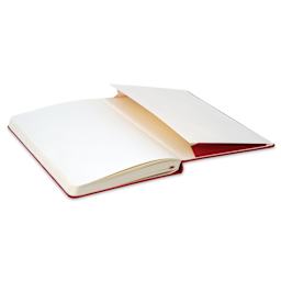 Moleskine Classic Hardcover Notebook - Scarlet Red, Blank, 8-1/4" x 5" (open to back pocket)